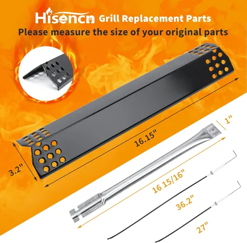 Miniatura 2 de Hisencn Piezas de parrilla para Kitchen Aid 720-0954, 720-0954GA, 720-0733, 720-0733A, 720-0745D, 730-0733, 730-0733A, 730-0954GA, piezas