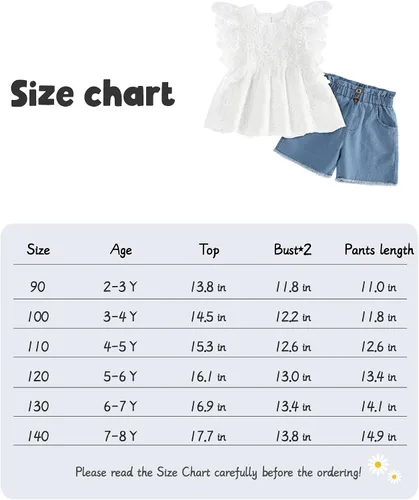 Miniatura 7 de SEYOUAG Ropa para niñas pequeñas, conjunto de pantalones cortos de algodón, casual, abrigo de mezclilla, 2 piezas