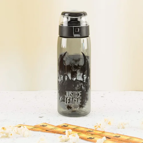 Miniatura 4 de Zak Designs DC Comics - Botella de agua de la película de la Liga de la Justicia con lazo, sin BPA, 25 onzas