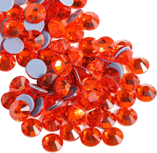 Miniatura 24 de Beadsland Hotfix - 2880 diamantes de imitación de cristal con parte trasera plana para manualidades, ropa, decoraciones de bricolaje, cristal AB