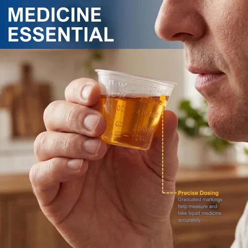 Miniatura 3 de MED Pride Vasos medicinales graduados - Juego de 500