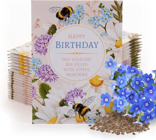 Miniatura 12 de Bentley Seed Co. Flores Polinizadoras del Planeta del Día de la Tierra Paquetes de Semillas de Flores Ilustrados con Abejas y Mariposas