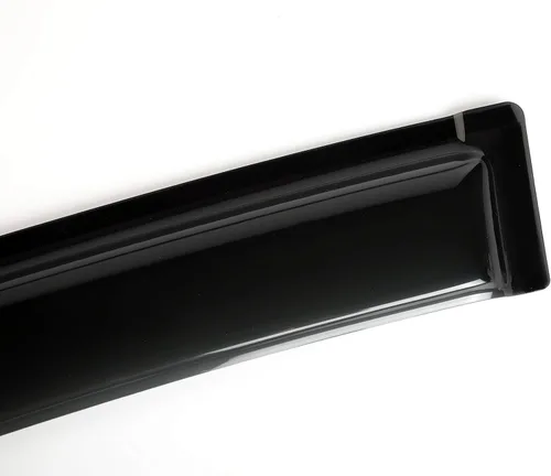 Miniatura 2 de 94751 Deflector de ventilación de viento para ventana lateral, juego de 4 protectores de lluvia y sol estilo montaje exterior, bonito visor