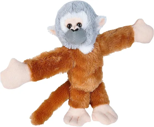 Miniatura 7 de Wild Republic Huggers - Juguete de peluche con diseño de gato atigrado, pulsera de palmada, animales de peluche, juguetes para niños, 8 pulgadas