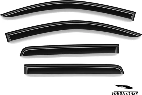 Miniatura 8 de Voron Glass Protectores de lluvia extra duraderos con cinta adhesiva para Toyota Camry 2018-2024, deflectores de ventana, viseras de ventana