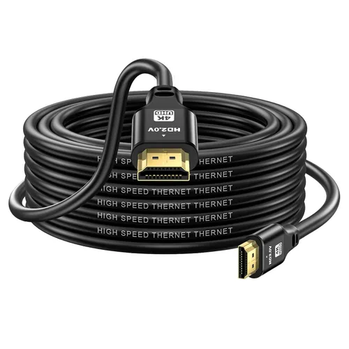 Miniatura 12 de Cable HDMI 1.5 pies, 3 pies, 6 pies, 10 pies, 15 pies, 48 Gbps, 8K a 60 Hz, 4K a 120 Hz, HDCP 2.2 y 2.3, DTS:X, HDR 10; compatible con Roku