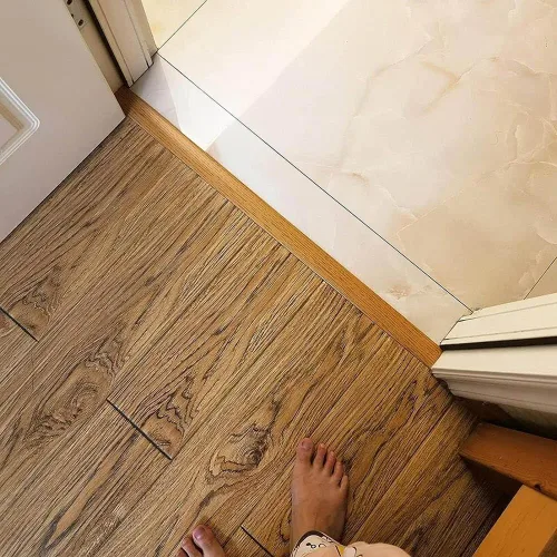 Miniatura 3 de JWW Tira de transición de umbral de moldeo en T, tira de conexión impermeable de 36 pulgadas, puertas/alfombra/tira reductora de suelo irregular