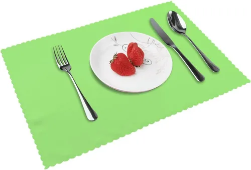 Miniatura 12 de Rectangular Placemats Set of 4, Heat Resistant Arizona Flag Printed Kitchen Dining Table Mats