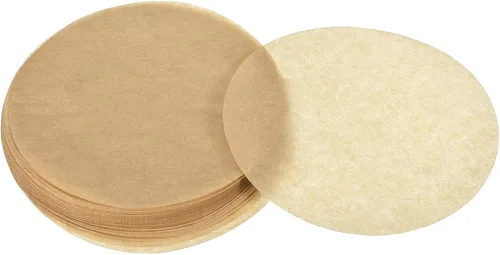 uxcell 300 unidades de papel pergamino redondo de 4 pulgadas, papel pergamino antiadherente para hornear pasteles pequeños, separar carne congelada,