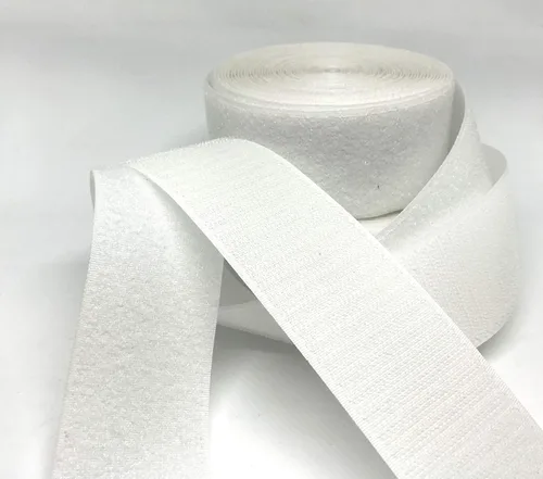 Miniatura 7 de Yuwa Cinta mágica de velcro blanca de 2 pulgadas de ancho para coser, nailon para manualidades, no adhesiva (9 yardas) (blanco)