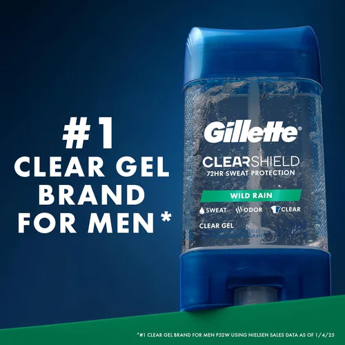 Miniatura 10 de Gillette Antitranspirante y desodorante para hombres, protección contra el sudor y el olor 72 horas, frescura de larga duración, tecnología