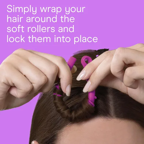 Miniatura 9 de Conair - Rodillos calientes de silicona para cabello largo, mediano y todo tipo de cabello - Rizador de cabello - Sin necesidad de clips