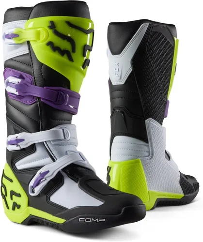 Miniatura 16 de Fox Racing Comp Botas de Motocross para Dirt Bike Blanco
