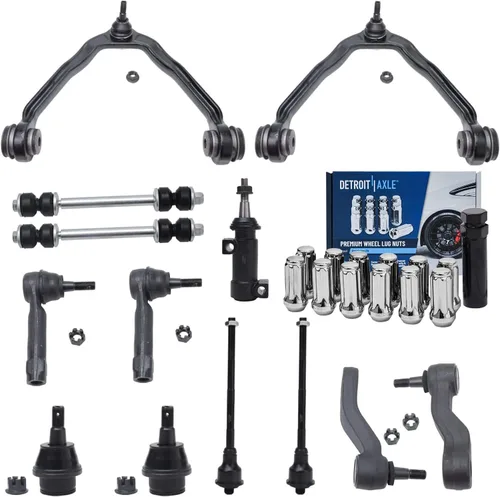 Miniatura 133 de Detroit Axle - Kit de suspensión frontal de 16 piezas para RWD Chrysler 300 Dodge Charger Challenger Magnum 6 brazos de control con rótulas 2