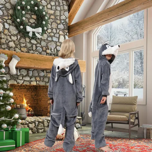 Miniatura 2 de IREMATE Animal Onesie Pajamas for Kids Christmas Onesie Cute One Piece Pajamas Sleepwear Gift for Boys Girls