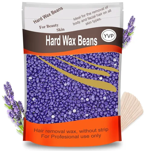 Miniatura 9 de Cuentas de cera dura para depilación, cuentas de cera Yovanpur para piel sensible, granos de cera Har para cabello grueso, cuentas de cera para Azul