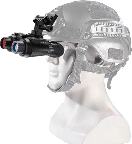 GOYOJO 4K Gafas de visión nocturna montadas en la cabeza y prismáticos para adultos – NVG infrarrojos con enfoque manual y zoom digital 8X para