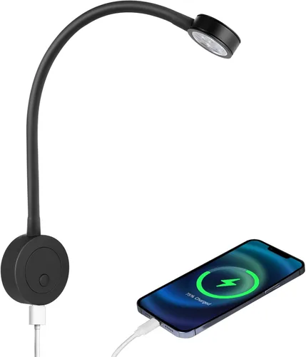 Miniatura 8 de acegoo Luz de Lectura LED de 12 V, lámpara de lectura de cabecera de barco RV, luz de cama de cuello flexible de 12 voltios para cámper van