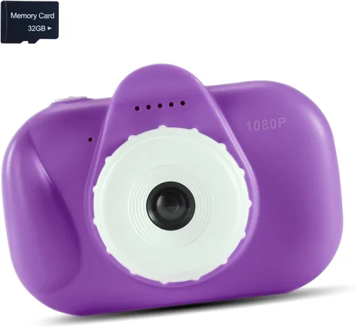 Miniatura 9 de Cámara digital para niños pequeños de YEEHAO, juguetes para niños de 3 a 9 años, cámara de video para niños pequeños de 1080P, regalos de Navidad