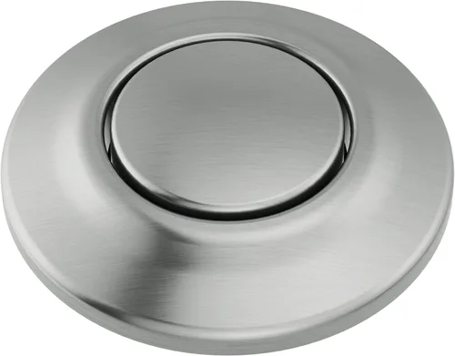 Interruptor de aire para eliminación de basura Delta 72050 con módulo de alimentación de doble salida - Acero inoxidable ártico