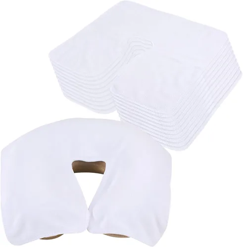 Miniatura 18 de SINLAND Fundas de microfibra para cuna facial, tamaño grande, suave y reutilizable, antiadherente, para reposacabezas de masaje, adecuada