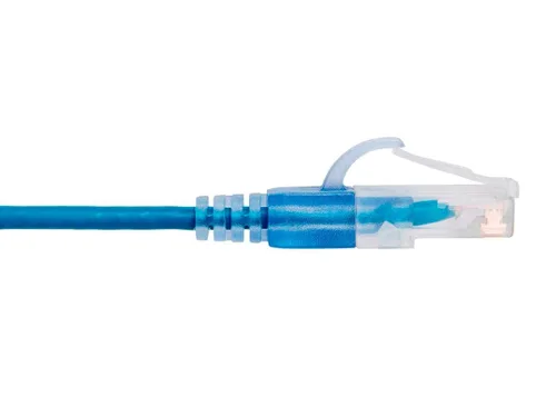Miniatura 55 de Monoprice Cat6A - Cable de conexión Ethernet de 6 pulgadas, negro, UTP, 30 AWG, 10G, cable de cobre puro desnudo, sin enganche, RJ45, serie SlimRun