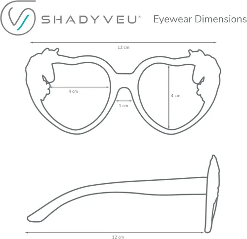 Miniatura 7 de ShadyVEU Gafas de sol para niños con forma de corazón, diseño de unicornio con purpurina y arco iris, para fiesta mágica, a prueba de roturas