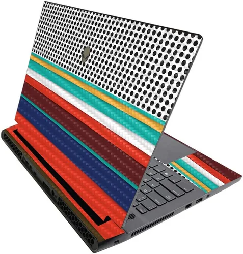 Miniatura 112 de MightySkins - Skin brillante con purpurina para Alienware M17 R3 (2020) y M17 R4 (2021) - Diversión de los años 90 Acabado duradero con purpurina