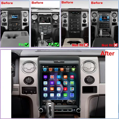 Miniatura 2 de Para Ford F150 Radio Upgrade, Fit 2013 2014, reemplazo estéreo Android, pantalla táctil de 12.1 pulgadas, CPU de 8 núcleos, soporte Carplay