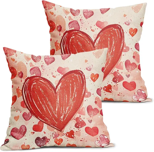Miniatura 20 de Fundas de almohada de metal marrón óxido de 16 x 16 pulgadas, color dorado oxidado, canela, cobre, bronce, fundas metálicas, juego de 2 almohadas