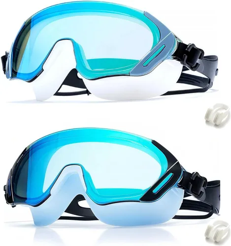 Miniatura 12 de Gafas de natación Espejo deslumbrante rosa