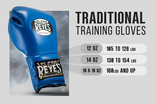 Miniatura 7 de CLETO REYES Traditional Professional-Grade Boxing Gloves with Laces for Training, Sparring and Heavy Punching Bags for Men and Women, MMA