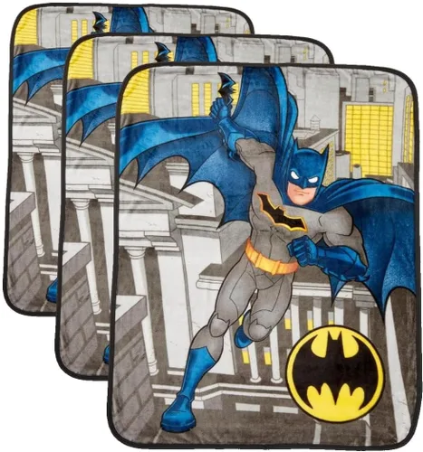 Miniatura 17 de Batman DC Comics - Ropa de cama para niños, manta de seda súper suave, 40 x 50 pulgadas, (producto oficial con licencia) por Franco