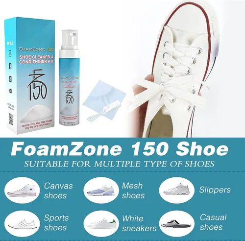 Miniatura 2 de BalleBEeautiful Limpiador de zapatos FZ150, limpiador de zapatos FoamZone 150, kit de limpiador de zapatos Foam Zone 150 con cepillo limpiador