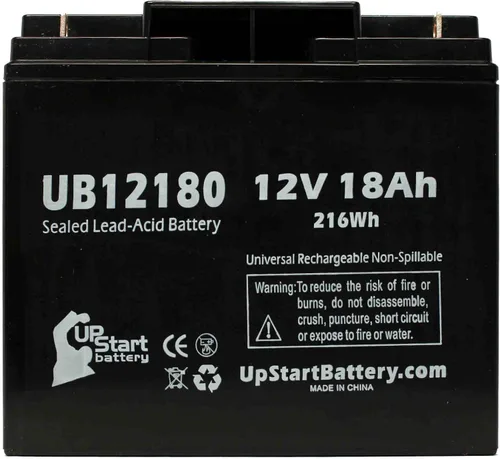 Miniatura 2 de Repuesto para batería Tempest TR18-12 – Reemplazo UB12180 Batería de plomo ácido sellada universal (12 V, 18 Ah, 18000 mAh, terminal T4, AGM, SLA)