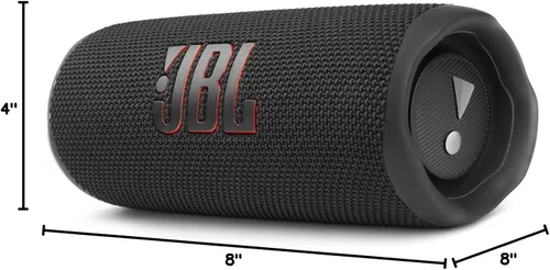 Miniatura 7 de JBL Flip 6 (negro) + paquete con divvi! Funda protectora rígida