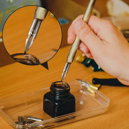 Miniatura 2 de Zonon Juego de 10 puntas de pluma de cómic, modelo G, puntas de caligrafía para repuestos de pluma estilográfica