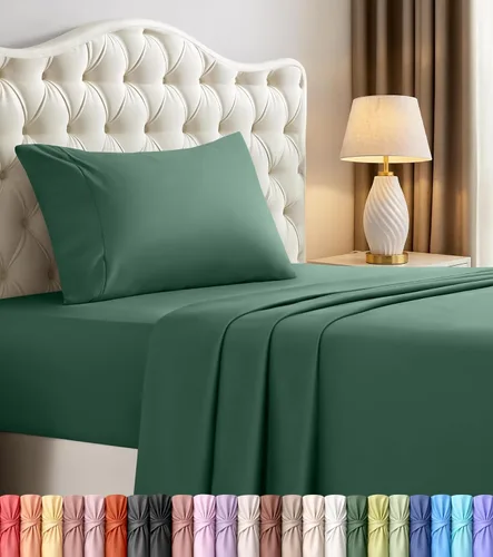 Miniatura 81 de Utopia Bedding - Juego de sábanas de microfibra cepillada, resistente al encogimiento y a la decoloración, de fácil cuidado, 3 piezas, tamaño Beige
