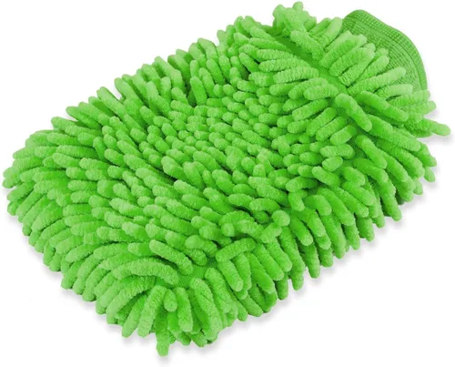 Miniatura 7 de Guantes de limpieza para casa y lavado de autos, guantes de microfibra para quitar el polvo del hogar, limpieza y pulido más rápido