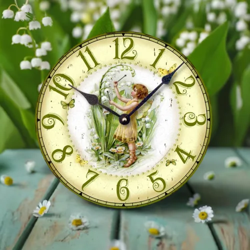 Miniatura 2 de Artículo C1203 Reloj de hadas de estilo vintage de 10.5 pulgadas