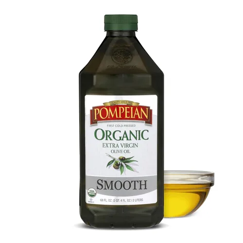 Miniatura 9 de Pompeian USDA - Aceite de oliva virgen extra orgánico robusto, primero prensado en frío, sabor de cuerpo completo, perfecto para aderezos