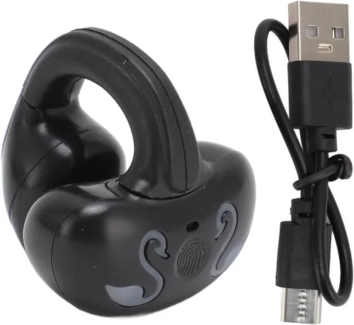 Miniatura 2 de Sanpyl Auriculares con clip de oído único, V5.3 Auriculares no en el oído, Clip de oreja en auricular abierto auricular, Clip de oreja auricular