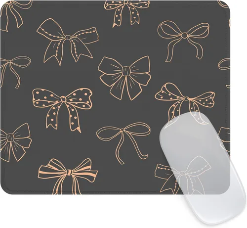 Miniatura 18 de Seorsok Alfombrilla de mouse con forma de corazón rosa, cuadrada, impermeable, base de goma antideslizante, para computadora portátil de oficina