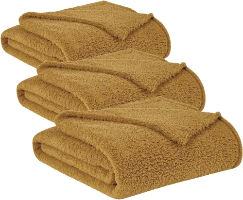 Miniatura 8 de Brooklyn Loom Marshmallow Sherpa - Manta de microfibra de 100 % poliéster de felpa, temática casual sólida, ropa de cama para adultos, certificado