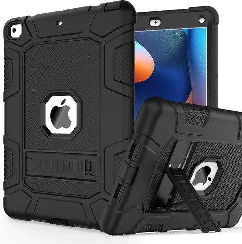 Fundas para iPad de 6ª Generación, Funda de 5ª Generación, Air 2 de 9.7 Pulgadas a Prueba de Golpes, Resistente, Funda Protectora con Pata de