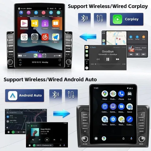 Miniatura 3 de Radio estéreo de coche para Ford F-150 F150 2009-2014, pantalla táctil vertical 9.7 para F150 Android estéreo con Apple Carplay Android Auto