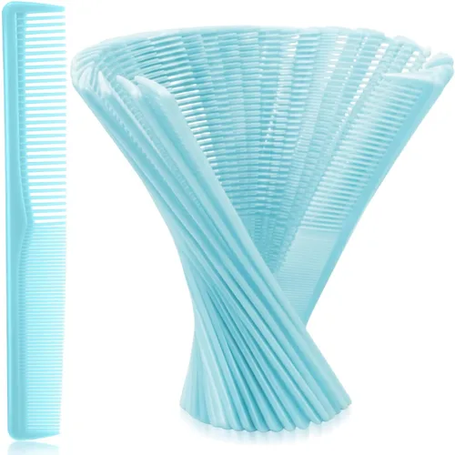 Miniatura 9 de Hestya Paquete de 36 peines de pelo a granel de 7 pulgadas, peine de corte de fibra de carbono, multiusos, para hombres y mujeres, peluquería
