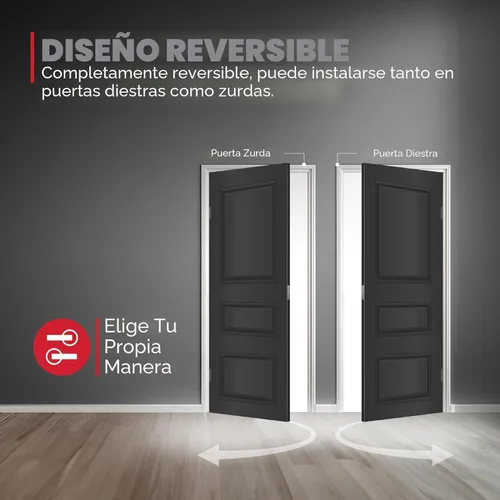 Miniatura 7 de Kwikset Halifax Manija interior de puerta de privacidad con cerradura, manija de puerta para baño y dormitorio, cerradura de botón de presión sin