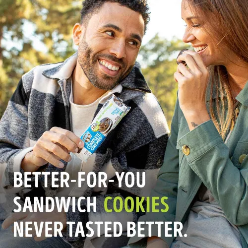 Miniatura 3 de Lenny & Larry's The Complete Cremes®, galletas sándwich, chocolate, veganas, 0.18 onzas de proteína vegetal, 6 galletas por paquete (caja de 12)