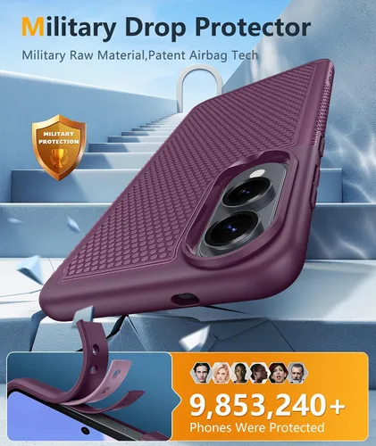 Miniatura 889 de FNTCASE Funda para iPhone 17 Pro: Fundas delgadas translúcidas de color azul claro compatibles con MagSafe, protección completa de la cámara